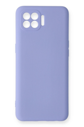 Newface Oppo Reno 4 Lite Kılıf Nano içi Kadife Silikon - Lila resmi