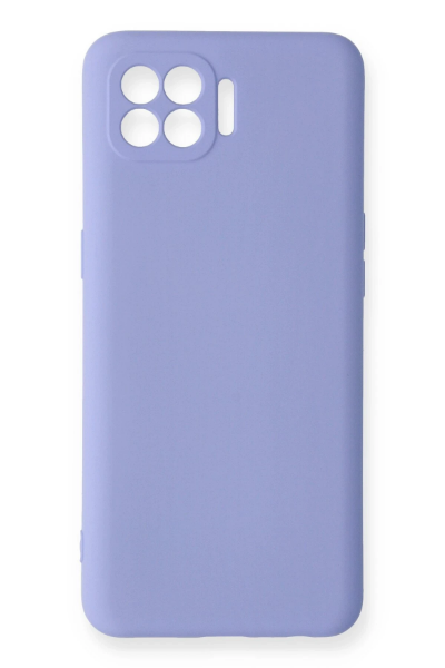 Newface Oppo Reno 4 Lite Kılıf Nano içi Kadife Silikon - Lila resmi