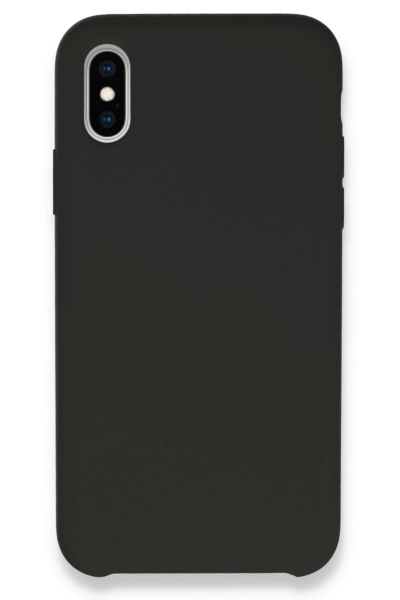 Newface iPhone XS Max Kılıf Lansman Legant Silikon - Siyah resmi