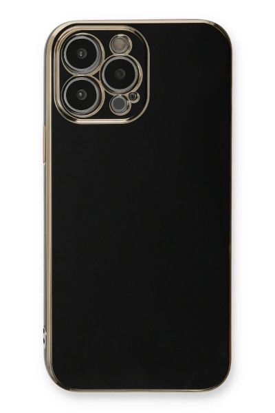 Newface iPhone 13 Pro Kılıf Volet Silikon - Siyah resmi