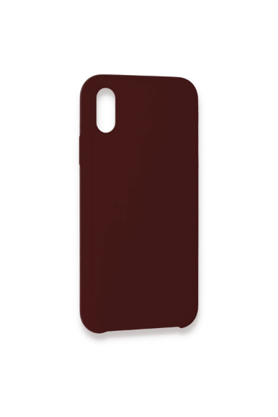 Newface iPhone XS Max Kılıf Lansman Legant Silikon - Bordo resmi