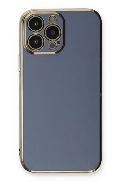 Newface iPhone 13 Pro Kılıf Volet Silikon - Mavi resmi
