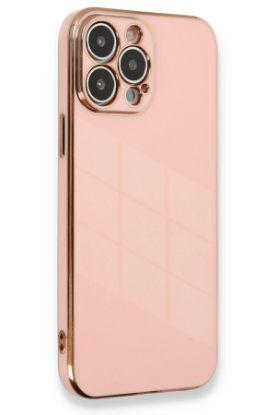 Newface iPhone 13 Pro Kılıf Volet Silikon - Pembe resmi