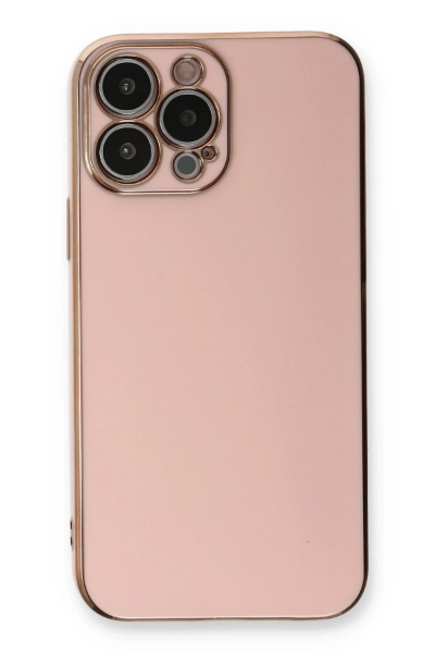 Newface iPhone 13 Pro Kılıf Volet Silikon - Pembe resmi