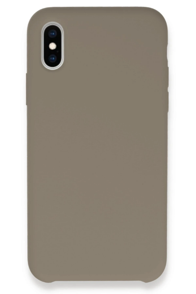 Newface iPhone XS Max Kılıf Lansman Legant Silikon - Bej resmi