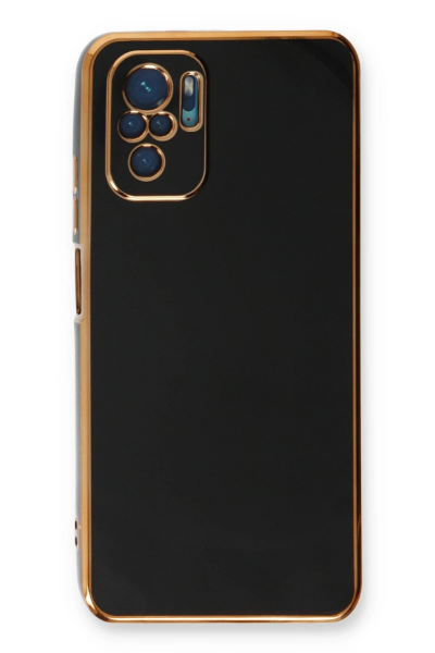 Newface Xiaomi Redmi Note 10 Kılıf Volet Silikon - Siyah resmi