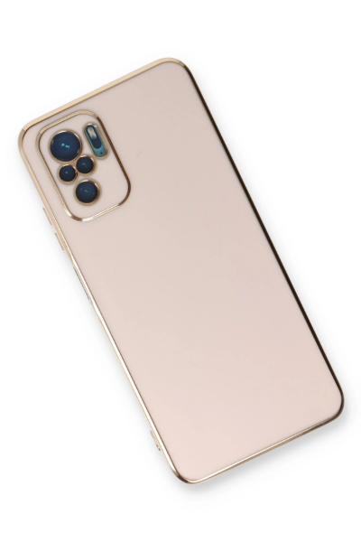Newface Xiaomi Redmi Note 10 Kılıf Volet Silikon - Pembe resmi