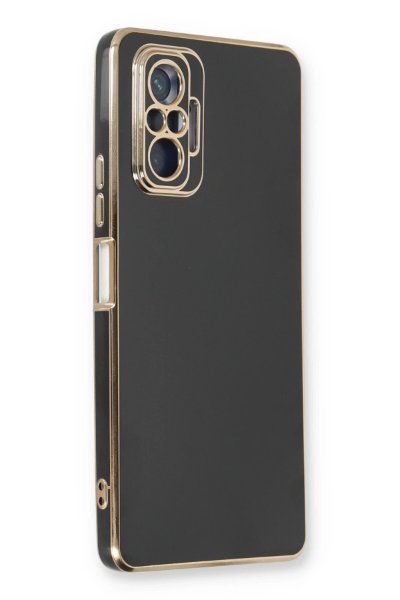 Newface Xiaomi Redmi Note 10 Pro Kılıf Volet Silikon - Siyah resmi