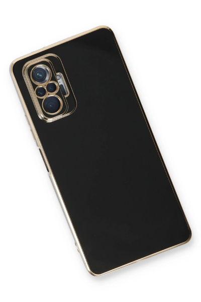 Newface Xiaomi Redmi Note 10 Pro Kılıf Volet Silikon - Siyah resmi