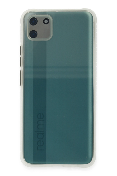 Newface Realme C11 Kılıf Miami Şeffaf Silikon - Şeffaf resmi