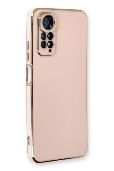 Newface Xiaomi Redmi Note 11 Kılıf Volet Silikon - Pembe resmi