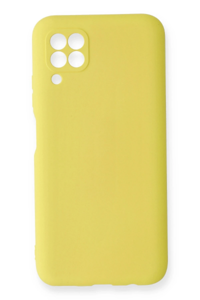 Newface Huawei P40 Lite Kılıf Nano içi Kadife Silikon - Sarı resmi