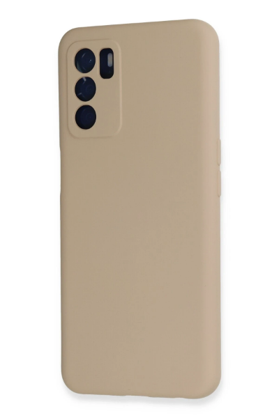 Newface Oppo A16 Kılıf Nano içi Kadife Silikon - Pudra resmi