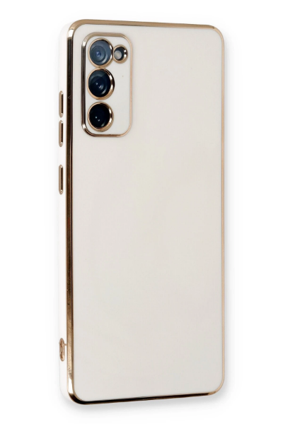 Newface Samsung Galaxy S20 FE Kılıf Volet Silikon - Beyaz resmi