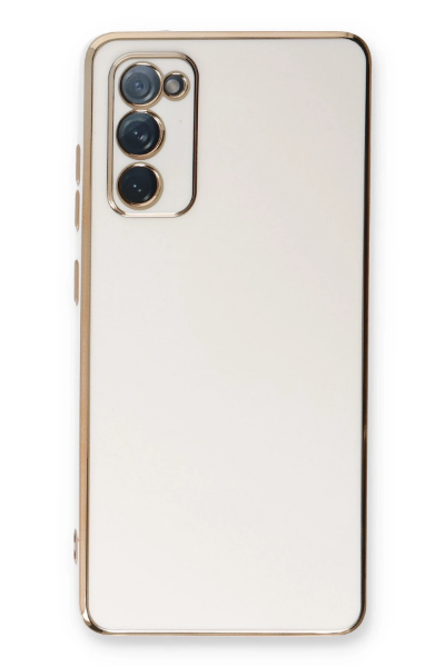 Newface Samsung Galaxy S20 FE Kılıf Volet Silikon - Beyaz resmi