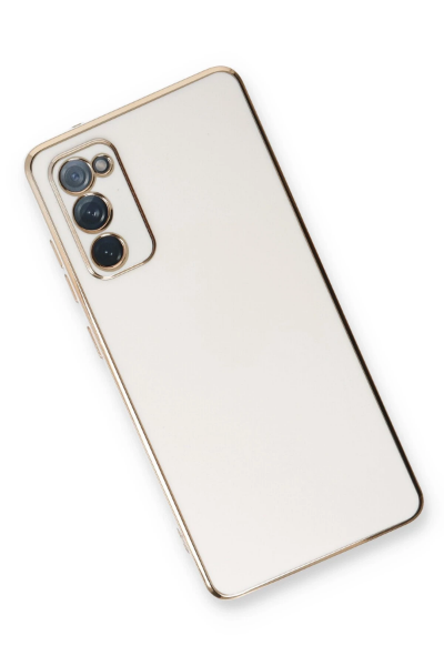 Newface Samsung Galaxy S20 FE Kılıf Volet Silikon - Beyaz resmi