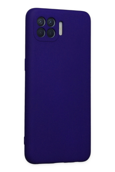 Newface Oppo Reno 4 Lite Kılıf Nano içi Kadife Silikon - Mor resmi