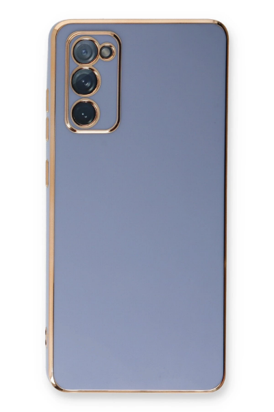 Newface Samsung Galaxy S20 FE Kılıf Volet Silikon - Mavi resmi