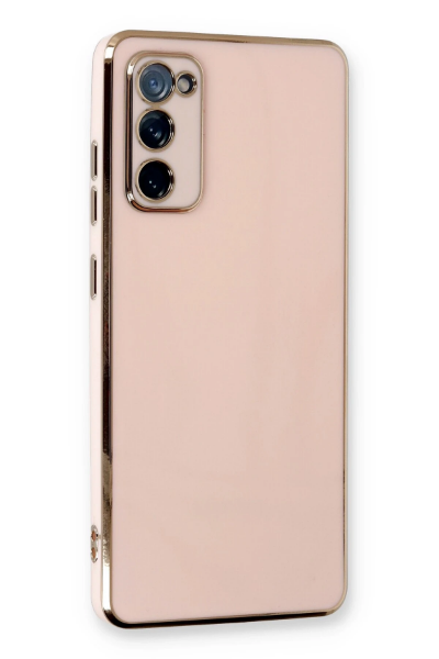 Newface Samsung Galaxy S20 FE Kılıf Volet Silikon - Pembe resmi