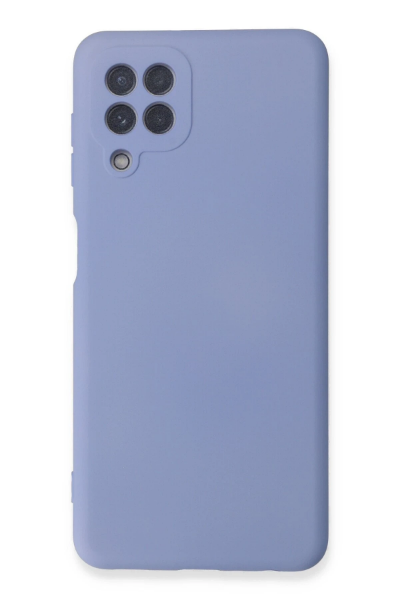 Newface Samsung Galaxy A22 Kılıf Nano içi Kadife Silikon - Lila resmi