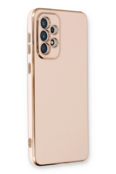 Newface Samsung Galaxy A33 5G Kılıf Volet Silikon - Pembe resmi
