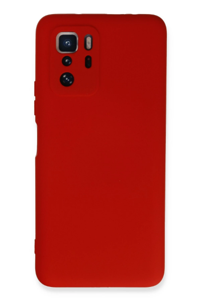 Newface Xiaomi Poco X3 GT Kılıf Nano içi Kadife Silikon - Kırmızı resmi