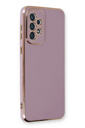 Newface Samsung Galaxy A33 5G Kılıf Volet Silikon - Mor resmi