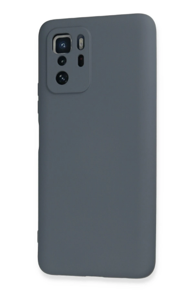 Newface Xiaomi Poco X3 GT Kılıf Nano içi Kadife Silikon - Gri resmi