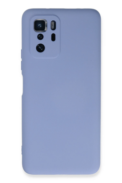 Newface Xiaomi Poco X3 GT Kılıf Nano içi Kadife Silikon - Lila resmi