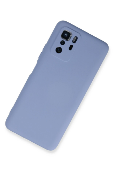 Newface Xiaomi Poco X3 GT Kılıf Nano içi Kadife Silikon - Lila resmi