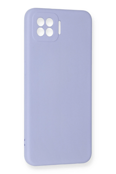 Newface Oppo A73 Kılıf Nano içi Kadife Silikon - Lila resmi