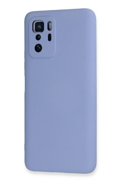 Newface Xiaomi Poco X3 GT Kılıf Nano içi Kadife Silikon - Lila resmi