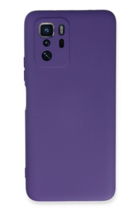 Newface Xiaomi Poco X3 GT Kılıf Nano içi Kadife Silikon - Mor resmi
