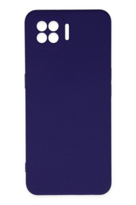 Newface Oppo A73 Kılıf Nano içi Kadife Silikon - Mor resmi