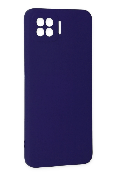 Newface Oppo A73 Kılıf Nano içi Kadife Silikon - Mor resmi