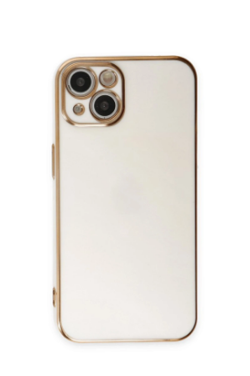 Newface iPhone 15 Kılıf Volet Silikon - Beyaz resmi