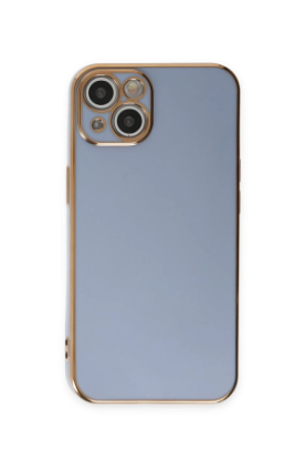 Newface iPhone 15 Kılıf Volet Silikon - Mavi resmi