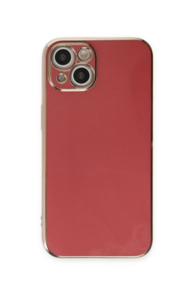 Newface iPhone 15 Kılıf Volet Silikon - Kırmızı resmi