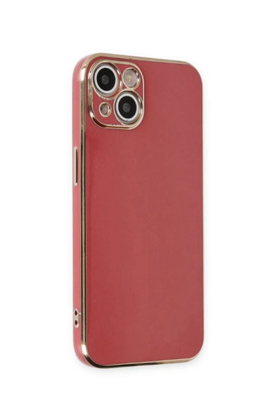 Newface iPhone 15 Kılıf Volet Silikon - Kırmızı resmi