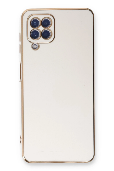 Newface Samsung Galaxy A22 Kılıf Volet Silikon - Beyaz resmi