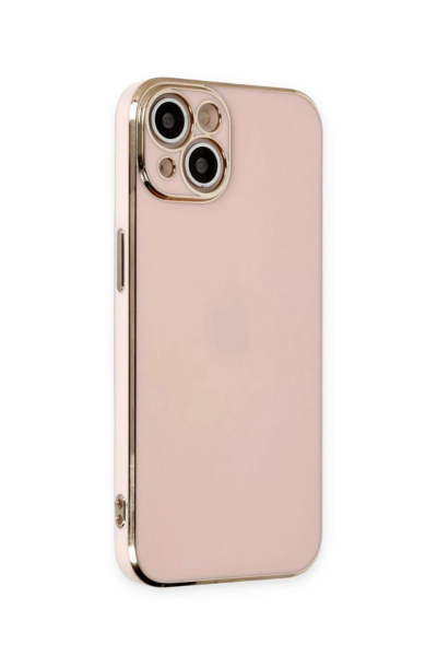 Newface iPhone 15 Kılıf Volet Silikon - Pembe resmi