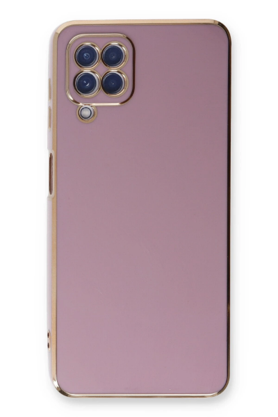 Newface Samsung Galaxy A22 Kılıf Volet Silikon - Mor resmi