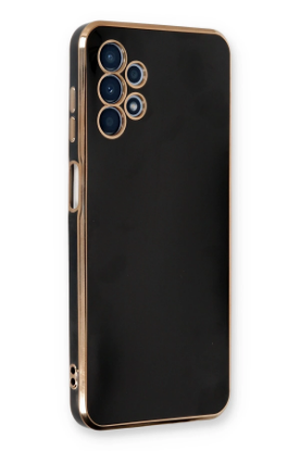 Newface Samsung Galaxy A13 4G Kılıf Volet Silikon - Siyah resmi