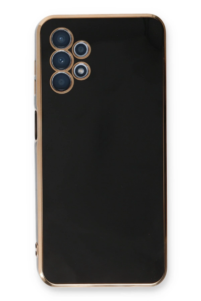 Newface Samsung Galaxy A13 4G Kılıf Volet Silikon - Siyah resmi