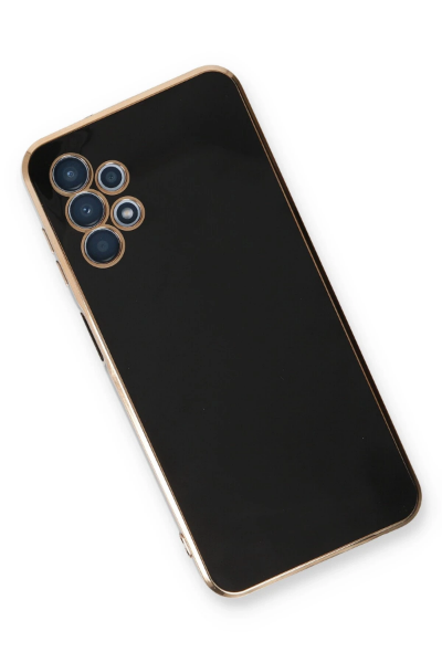 Newface Samsung Galaxy A13 4G Kılıf Volet Silikon - Siyah resmi