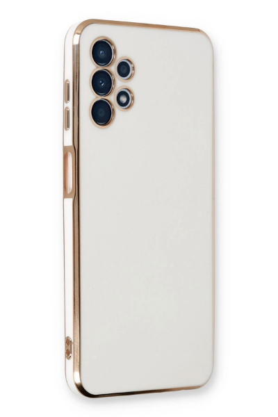 Newface Samsung Galaxy A13 4G Kılıf Volet Silikon - Beyaz resmi