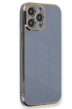 Newface iPhone 15 Pro Kılıf Volet Silikon - Mavi resmi