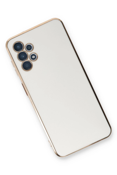 Newface Samsung Galaxy A13 4G Kılıf Volet Silikon - Beyaz resmi