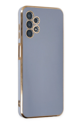 Newface Samsung Galaxy A13 4G Kılıf Volet Silikon - Mavi resmi