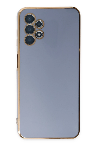 Newface Samsung Galaxy A13 4G Kılıf Volet Silikon - Mavi resmi